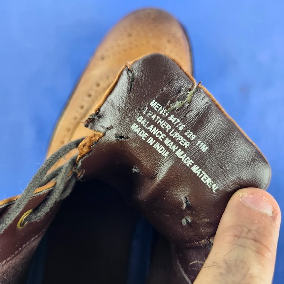 Men's Nunn Bush Odell Wingtip Lace Up Chukka Boot Size 11M - Picture 6 of 7